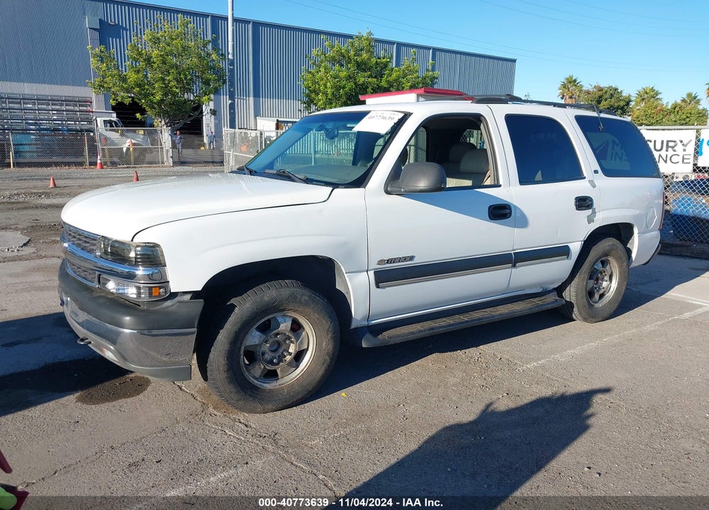 2001 CHEVROLET TAHOE LS VIN: 1GNEC13T51R133382
