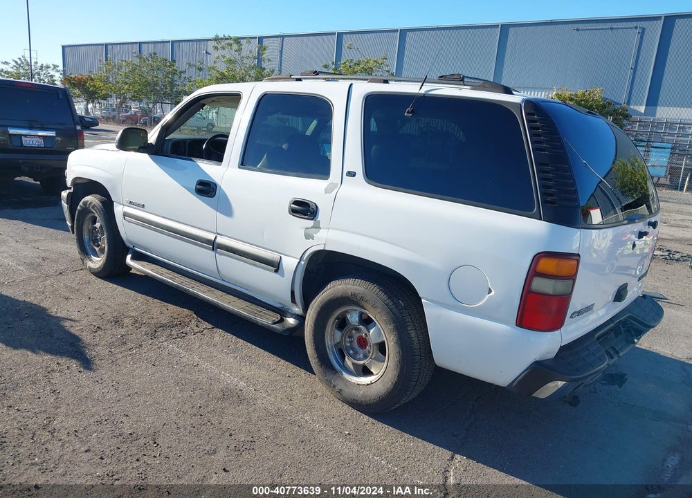 2001 CHEVROLET TAHOE LS VIN: 1GNEC13T51R133382
