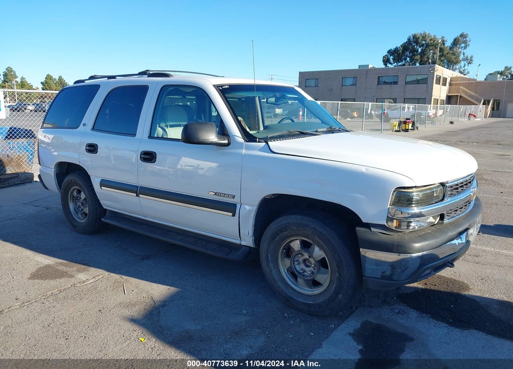 2001 CHEVROLET TAHOE LS VIN: 1GNEC13T51R133382