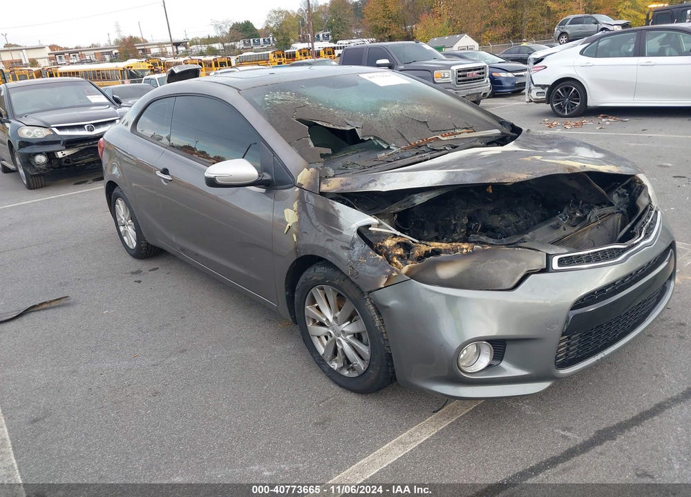 2014 KIA FORTE KOUP EX VIN: KNAFX6A80E5224390