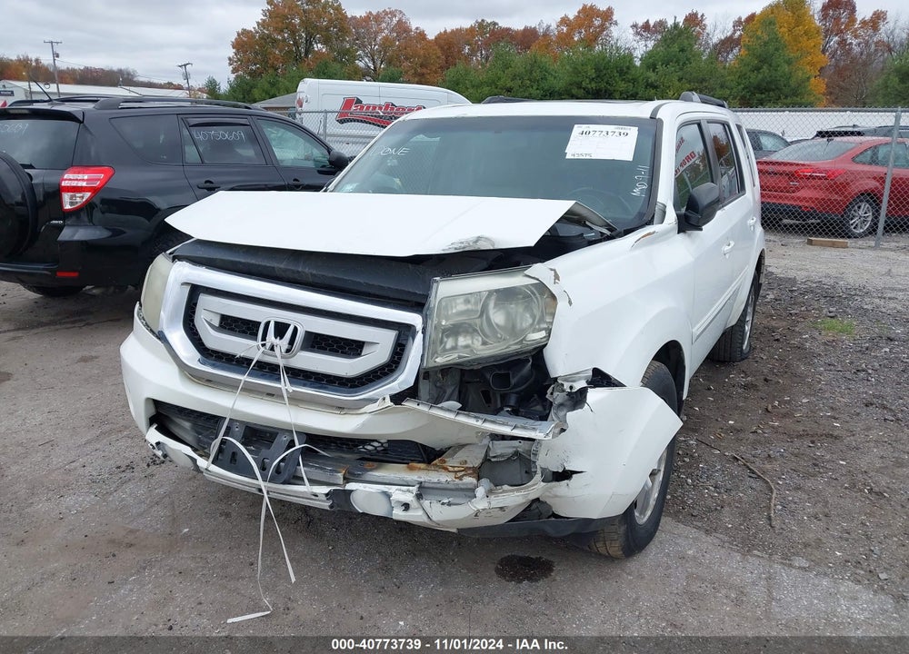 2010 HONDA PILOT EX-L VIN: 5FNYF4H50AB026674