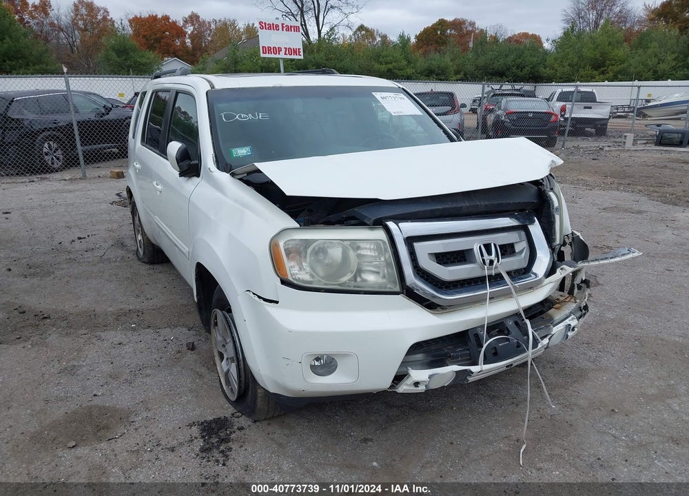 2010 HONDA PILOT EX-L VIN: 5FNYF4H50AB026674