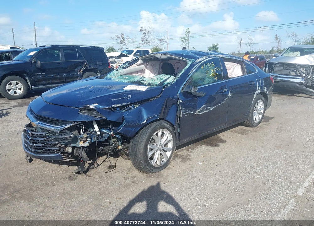 2019 CHEVROLET MALIBU LT VIN: 1G1ZD5ST1KF202810