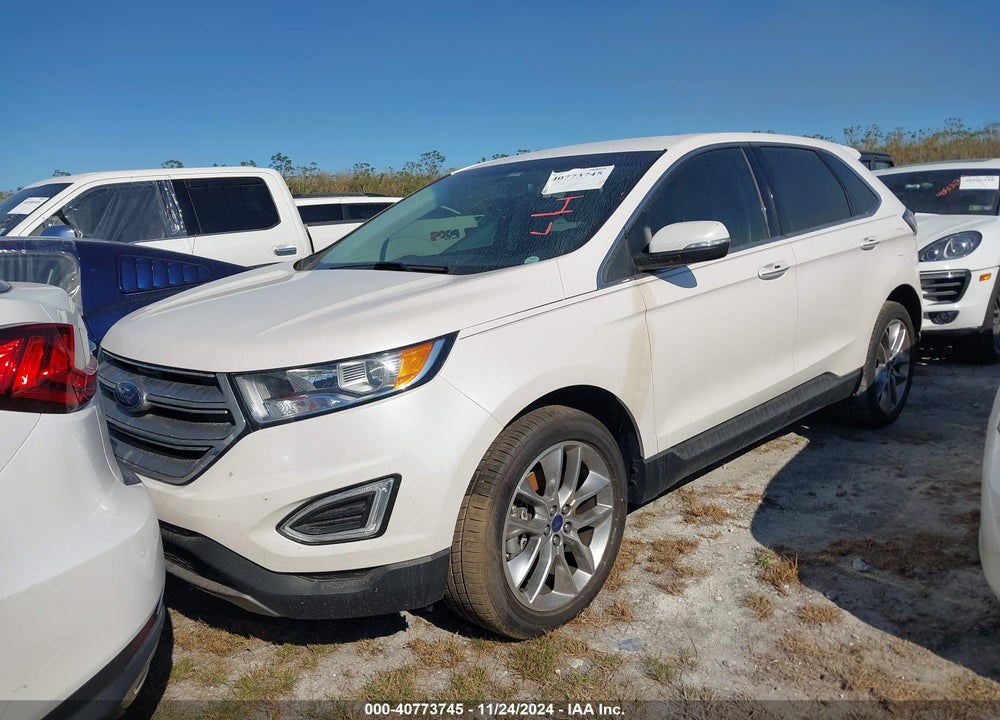 2018 FORD EDGE TITANIUM VIN: 2FMPK4K87JBB36253