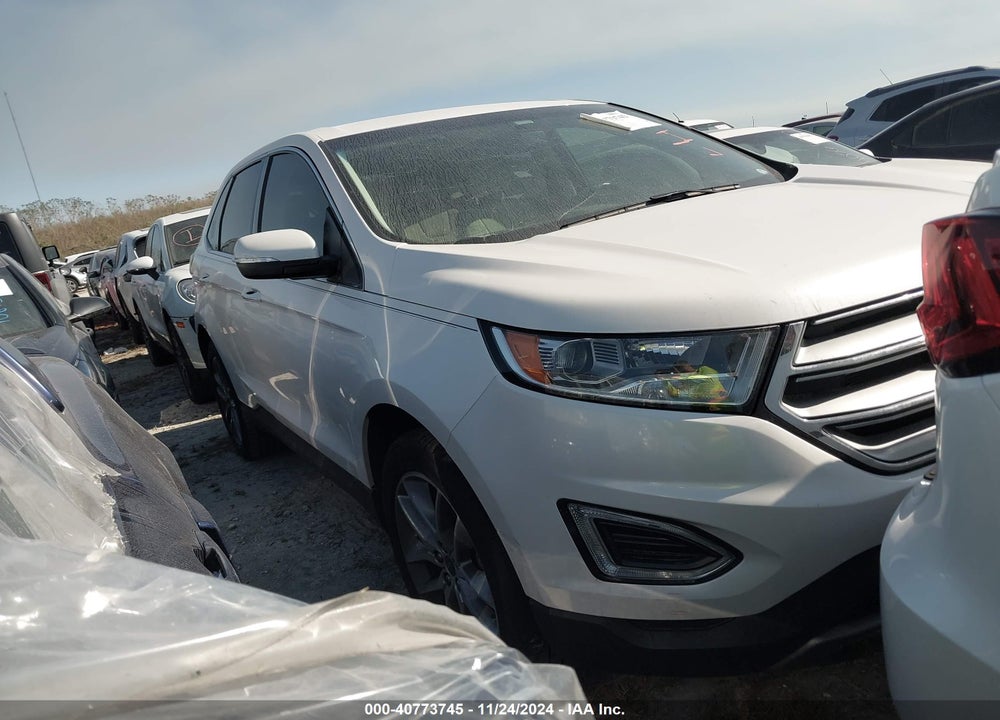 2018 FORD EDGE TITANIUM VIN: 2FMPK4K87JBB36253