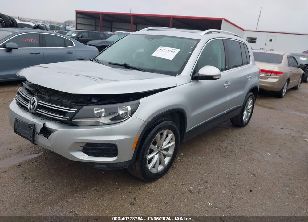2017 VOLKSWAGEN TIGUAN 2.0T WOLFSBURG EDITION VIN: WVGRV7AX7HK016768