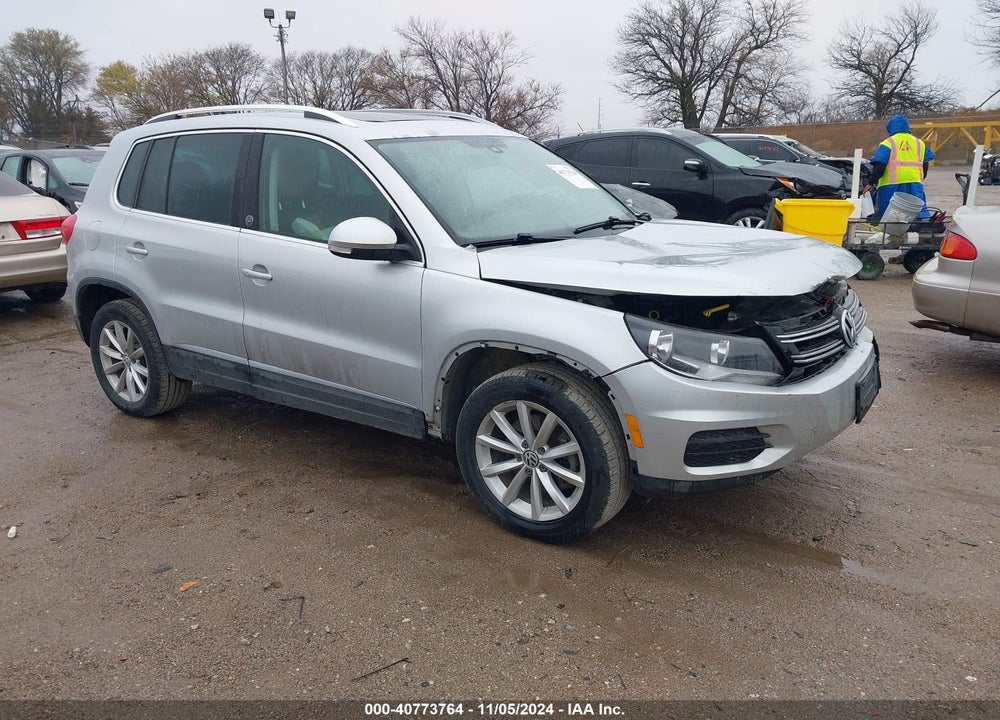 2017 VOLKSWAGEN TIGUAN 2.0T WOLFSBURG EDITION VIN: WVGRV7AX7HK016768