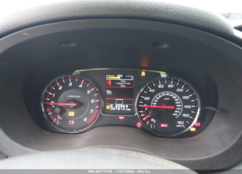 2018 SUBARU WRX VIN: JF1VA1A68J9815559