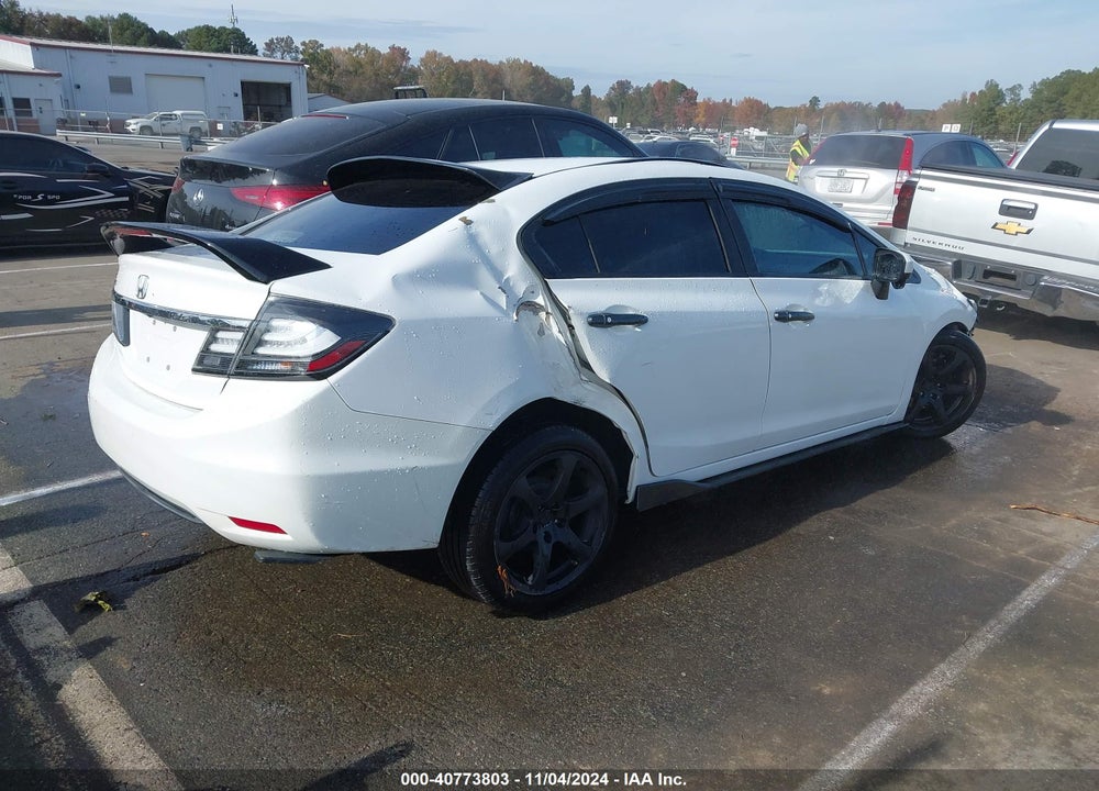 2015 HONDA CIVIC SE VIN: 19XFB2F73FE222360