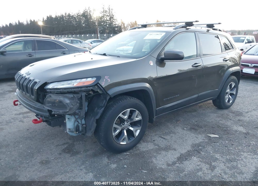 2015 JEEP CHEROKEE TRAILHAWK VIN: 1C4PJMBS2FW604964