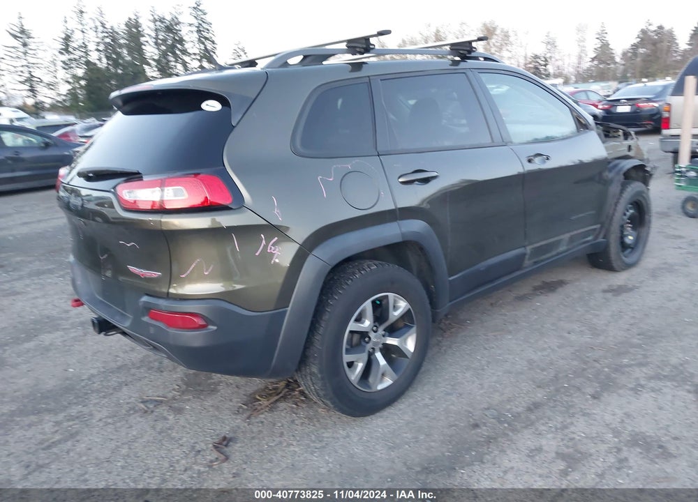 2015 JEEP CHEROKEE TRAILHAWK VIN: 1C4PJMBS2FW604964