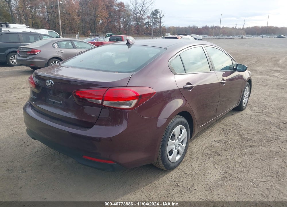 2017 KIA FORTE LX VIN: 3KPFK4A75HE053514