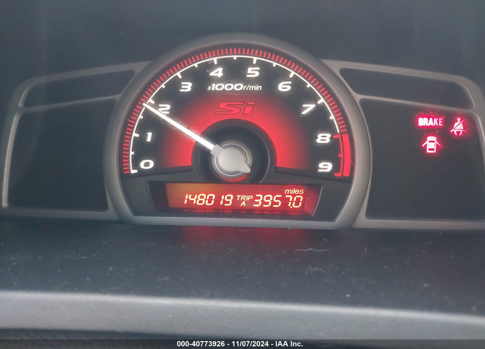 2007 HONDA CIVIC SI VIN: 2HGFA55537H713913
