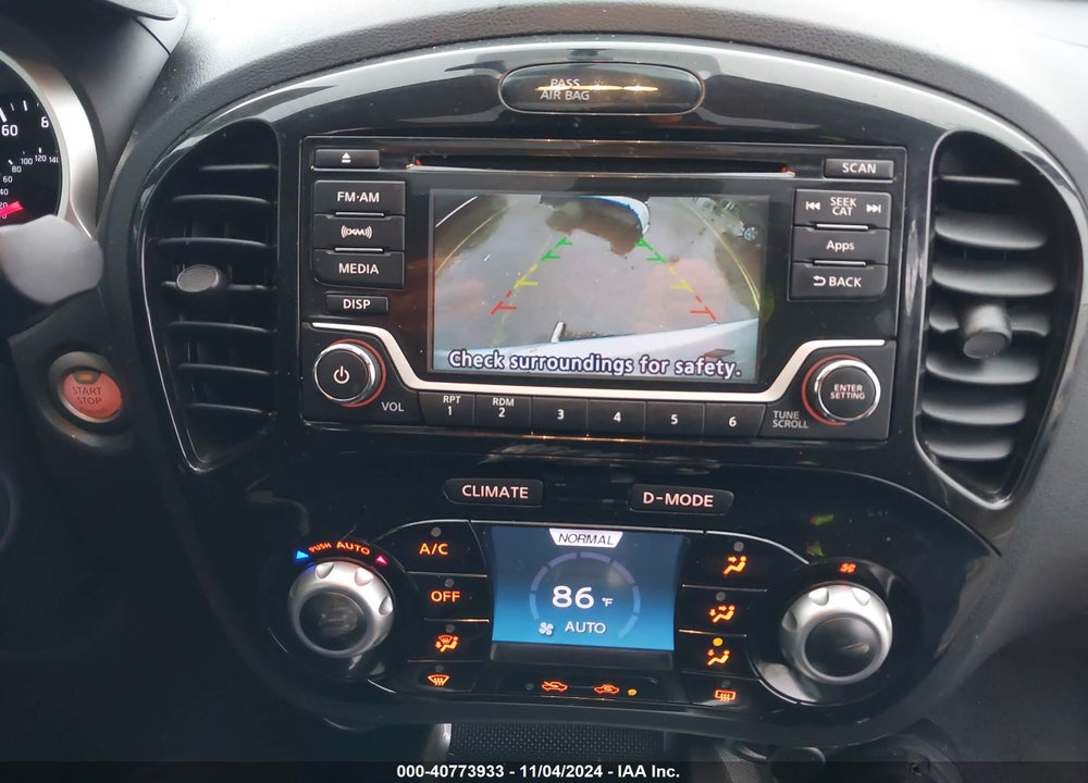 2015 NISSAN JUKE SV VIN: JN8AF5MV3FT560743