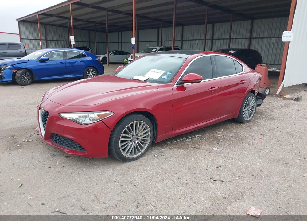 2018 ALFA ROMEO GIULIA VIN: ZARFAEEN5J7580658