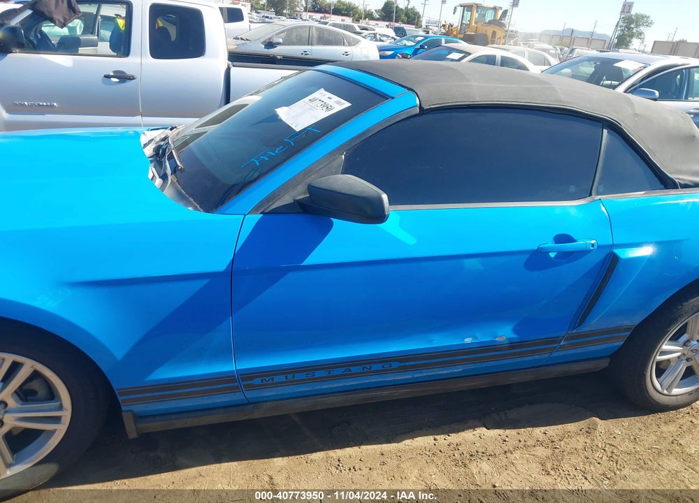 2012 FORD MUSTANG V6 VIN: 1ZVBP8EM2C5228262