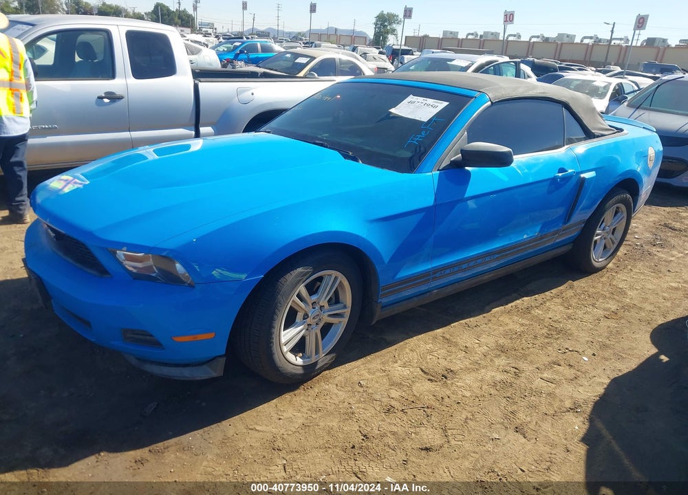 2012 FORD MUSTANG V6 VIN: 1ZVBP8EM2C5228262