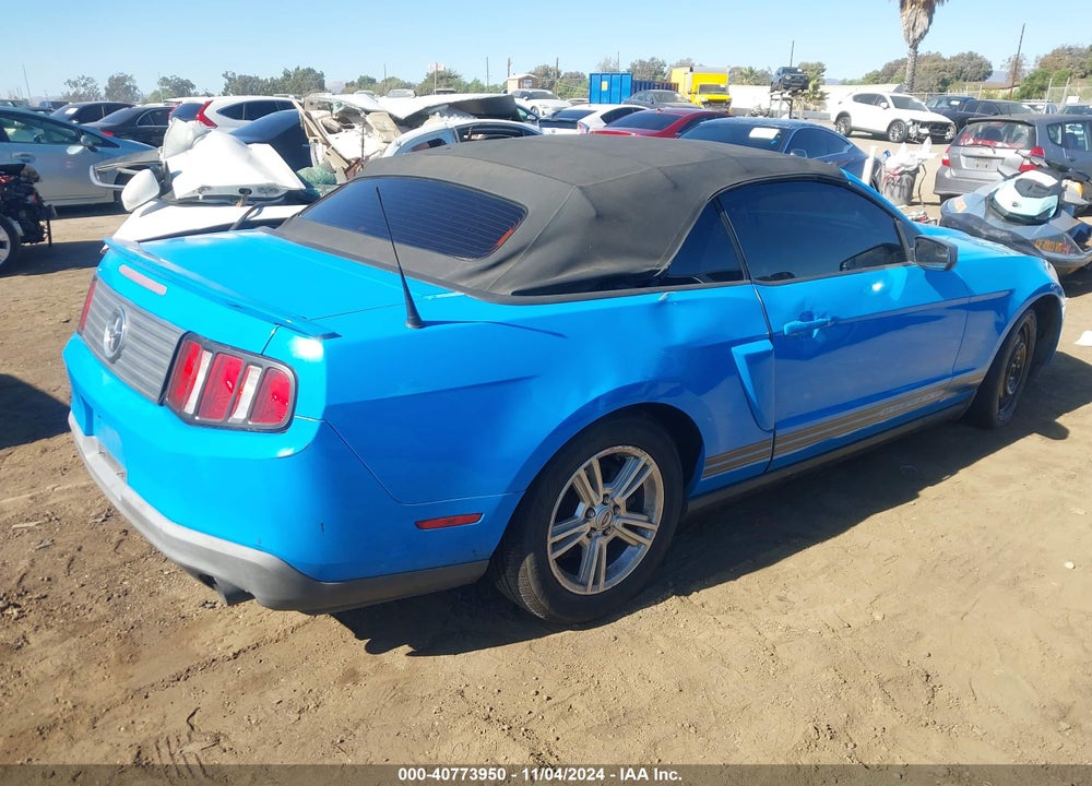 2012 FORD MUSTANG V6 VIN: 1ZVBP8EM2C5228262