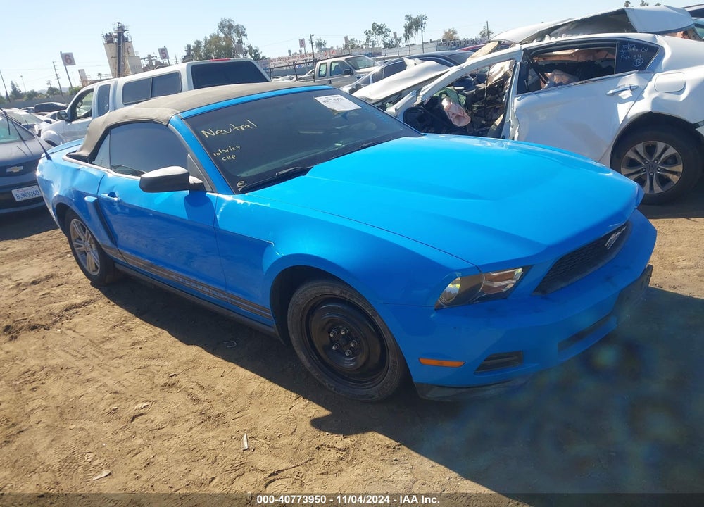 2012 FORD MUSTANG V6 VIN: 1ZVBP8EM2C5228262