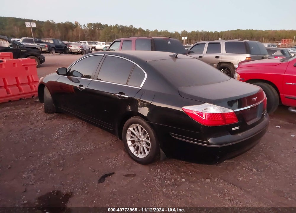 2011 HYUNDAI GENESIS 3.8 VIN: KMHGC4DE6BU138555