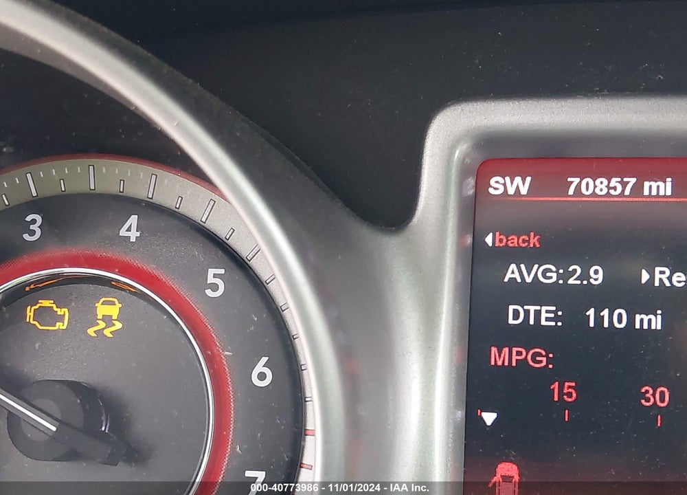 2011 DODGE JOURNEY CREW VIN: 3D4PG3FG0BT549173