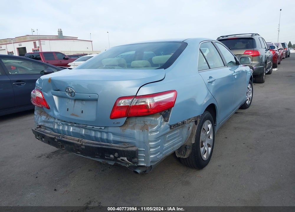 2007 TOYOTA CAMRY LE VIN: 4T1BE46K47U665671