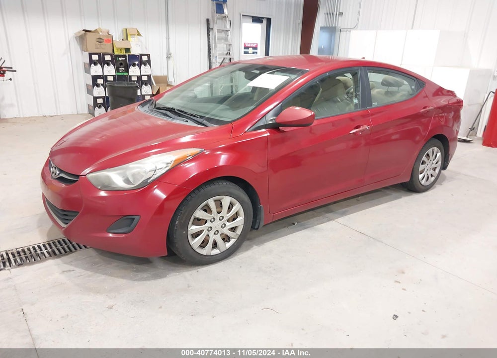 2013 HYUNDAI ELANTRA GLS VIN: KMHDH4AE9DU555440