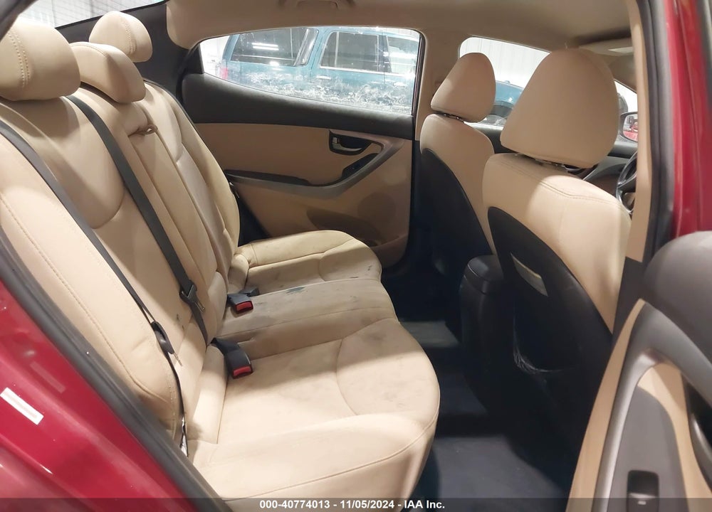 2013 HYUNDAI ELANTRA GLS VIN: KMHDH4AE9DU555440
