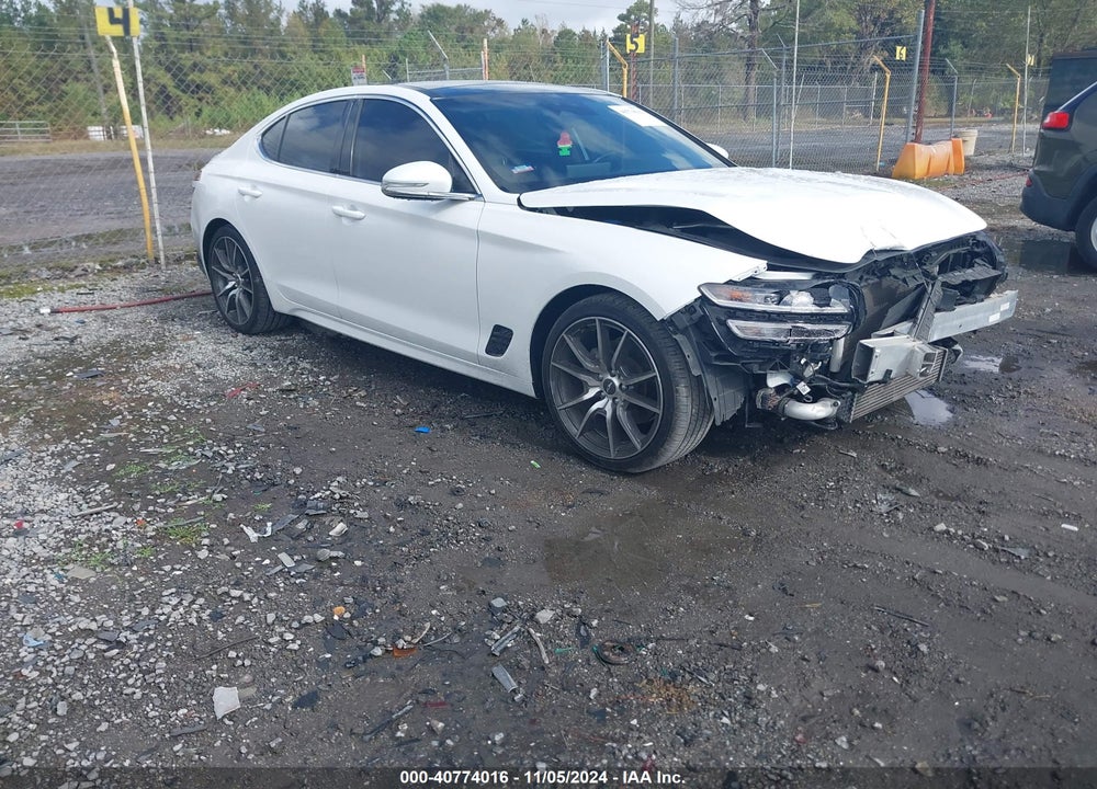 2022 GENESIS G70 2.0T RWD VIN: KMTG34TAXNU091037