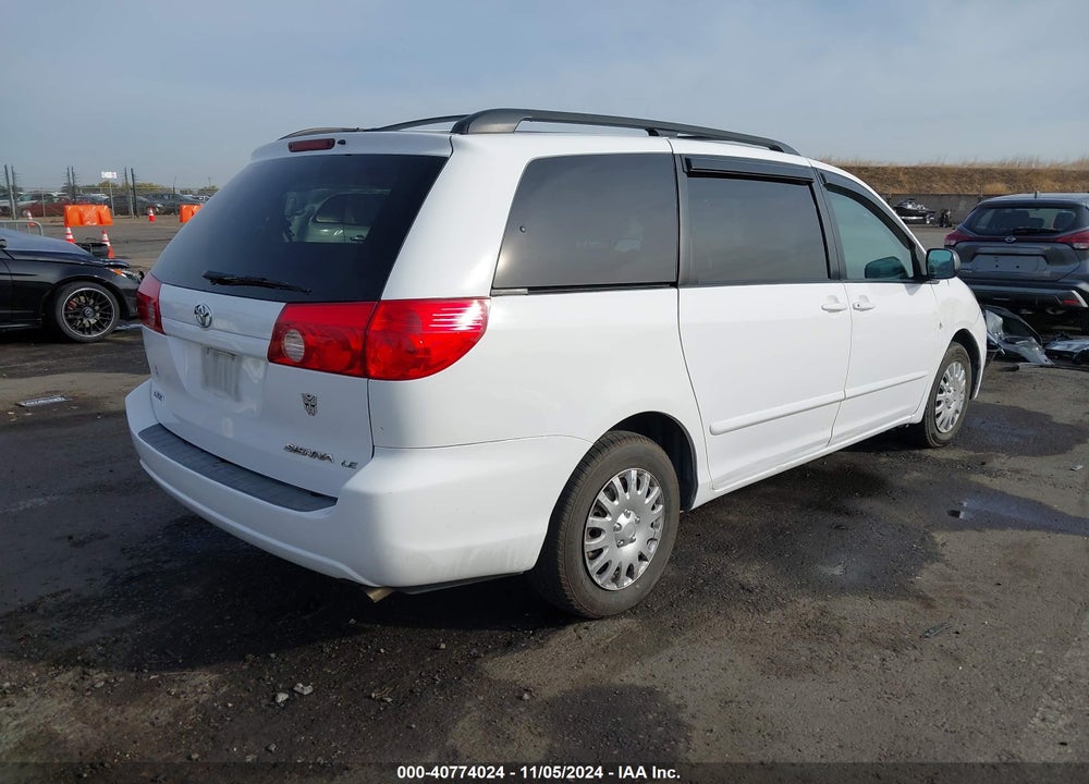 2009 TOYOTA SIENNA LE VIN: 5TDZK23C79S274454