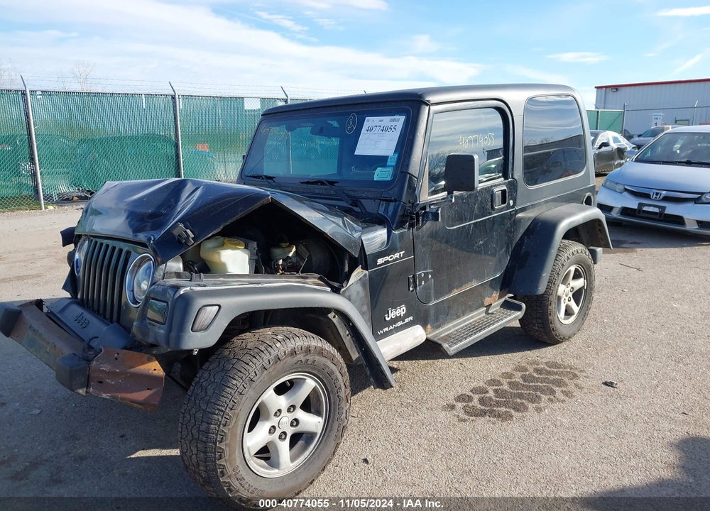 2004 JEEP WRANGLER SPORT VIN: 1J4FA49S84P716252