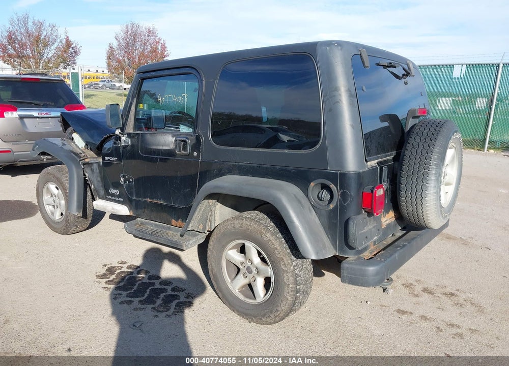 2004 JEEP WRANGLER SPORT VIN: 1J4FA49S84P716252