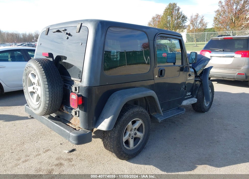 2004 JEEP WRANGLER SPORT VIN: 1J4FA49S84P716252