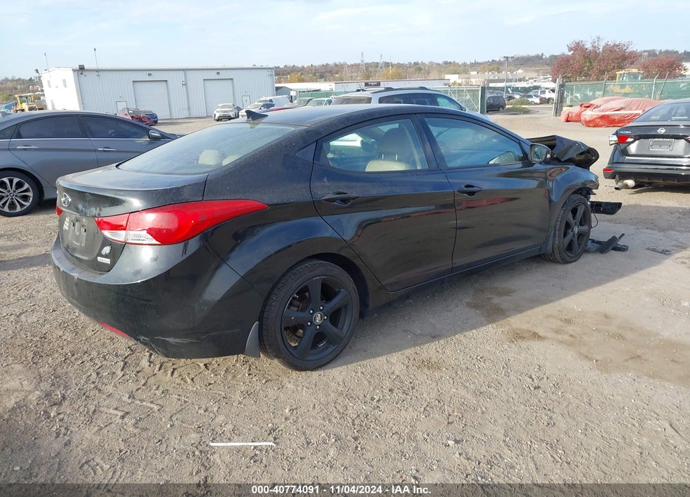 2013 HYUNDAI ELANTRA LIMITED VIN: KMHDH4AE5DU726216