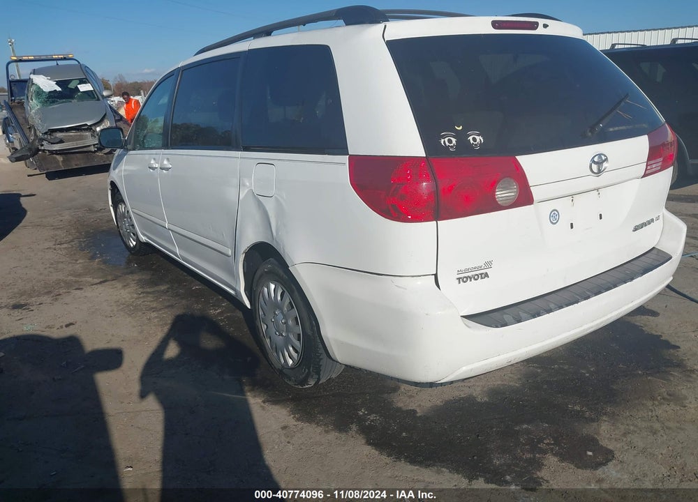 2008 TOYOTA SIENNA LE VIN: 5TDZK23C98S190750