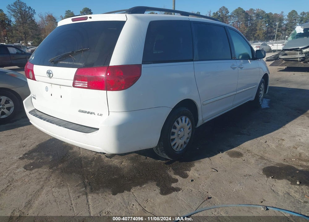 2008 TOYOTA SIENNA LE VIN: 5TDZK23C98S190750