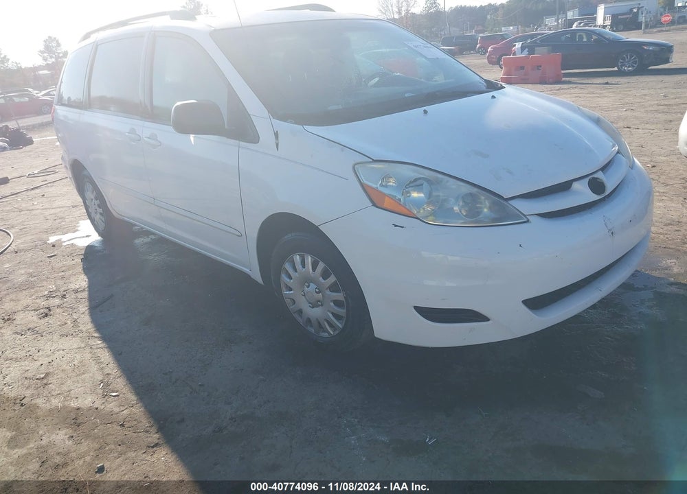 2008 TOYOTA SIENNA LE VIN: 5TDZK23C98S190750