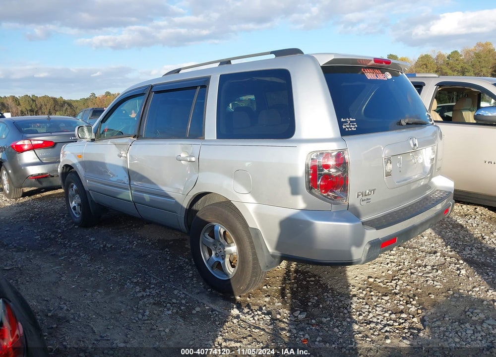 2008 HONDA PILOT SE VIN: 5FNYF18318B005405