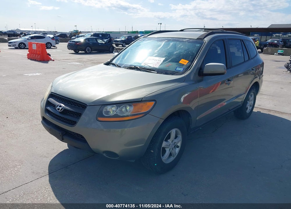 2008 HYUNDAI SANTA FE GLS VIN: 5NMSG13D88H136803