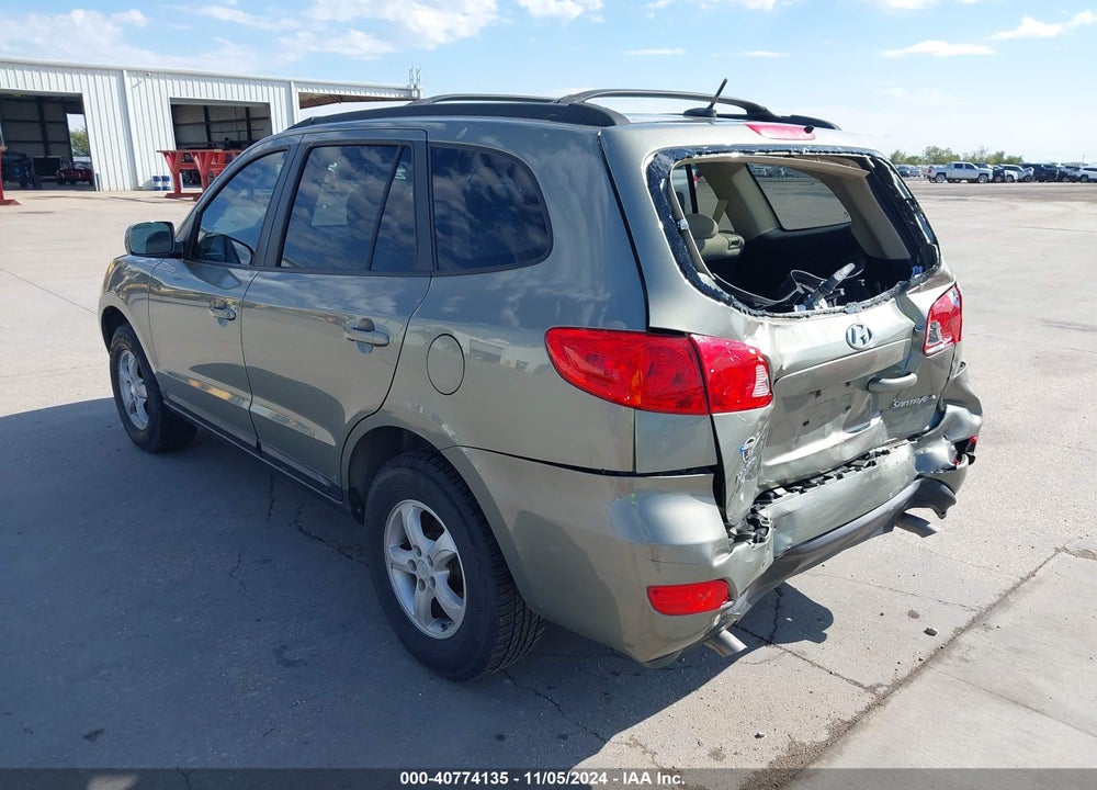 2008 HYUNDAI SANTA FE GLS VIN: 5NMSG13D88H136803