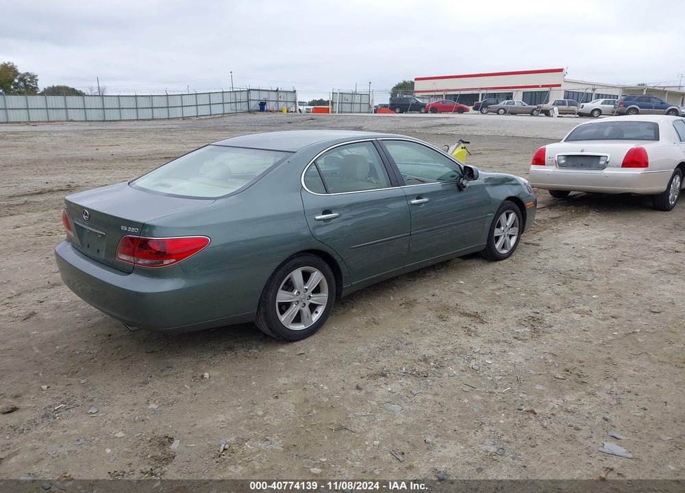 2006 LEXUS ES 330 VIN: JTHBA30G665151939