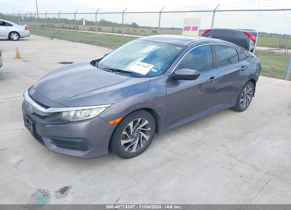 2017 HONDA CIVIC EX VIN: 19XFC2F77HE006981