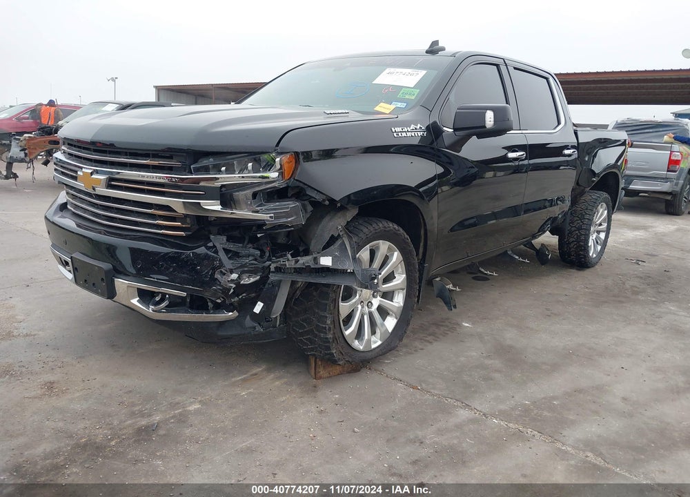 2020 CHEVROLET SILVERADO 1500 4WD SHORT BED HIGH COUNTRY VIN: 3GCUYHET2LG340102