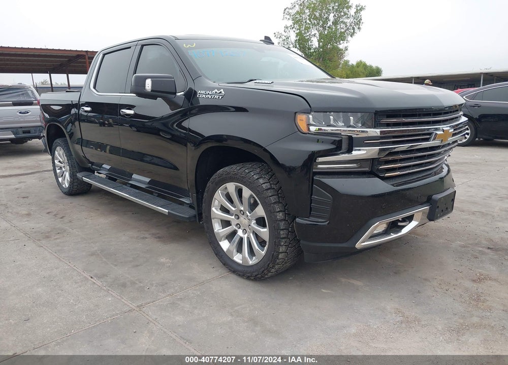 2020 CHEVROLET SILVERADO 1500 4WD SHORT BED HIGH COUNTRY VIN: 3GCUYHET2LG340102