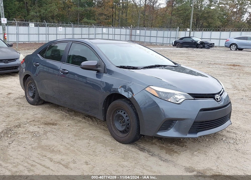2014 TOYOTA COROLLA L VIN: 2T1BURHE3EC032536