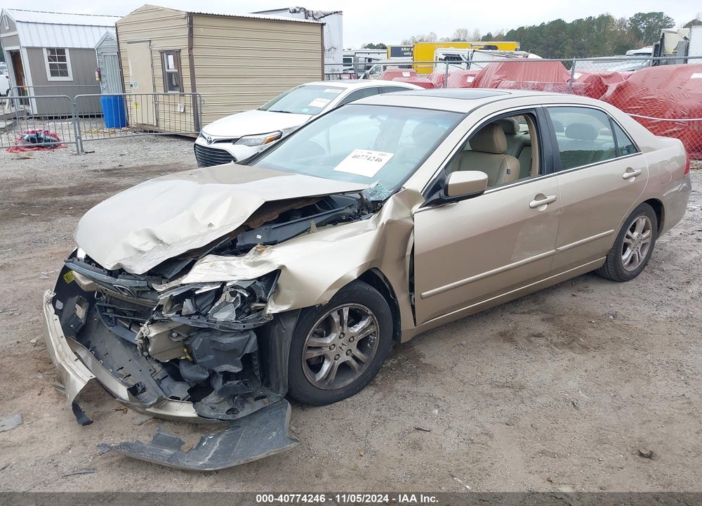 2007 HONDA ACCORD 2.4 EX VIN: 1HGCM56807A097606
