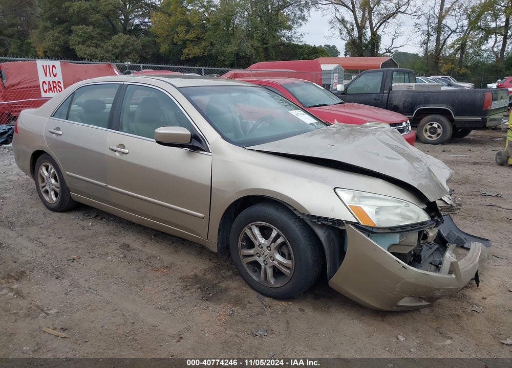 2007 HONDA ACCORD 2.4 EX VIN: 1HGCM56807A097606