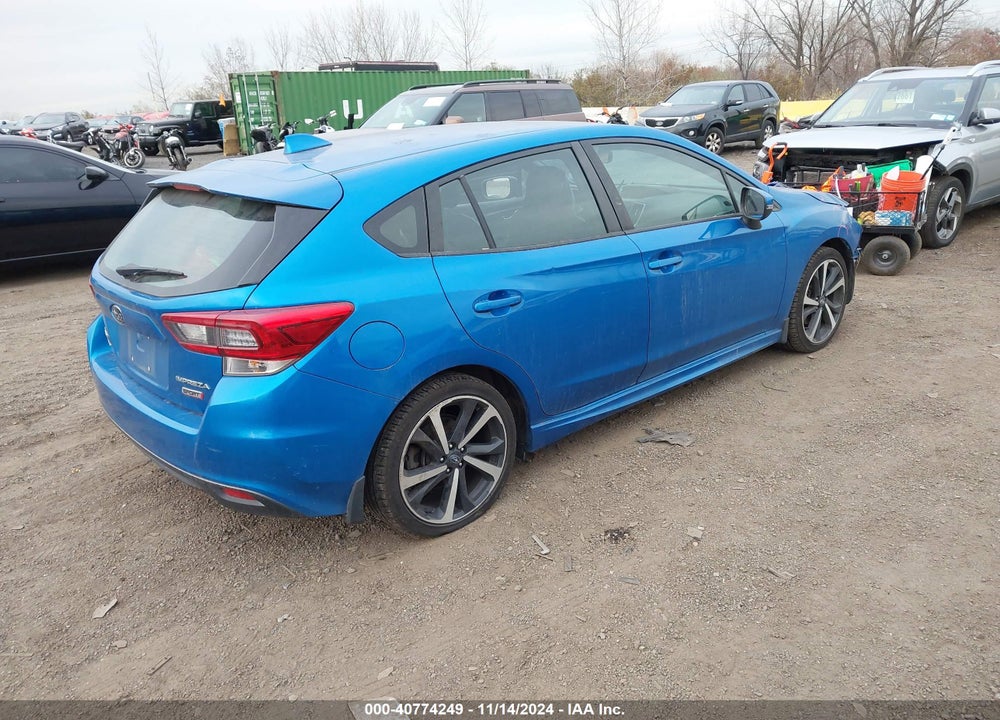 2020 SUBARU IMPREZA SPORT 5-DOOR VIN: 4S3GTAJ66L1701722