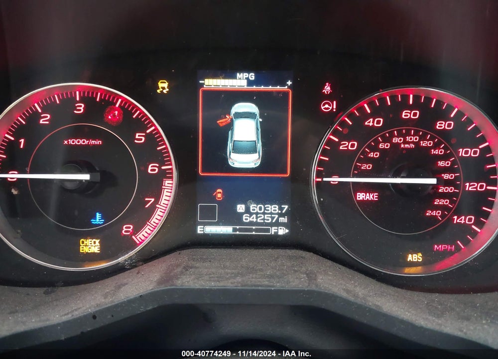 2020 SUBARU IMPREZA SPORT 5-DOOR VIN: 4S3GTAJ66L1701722