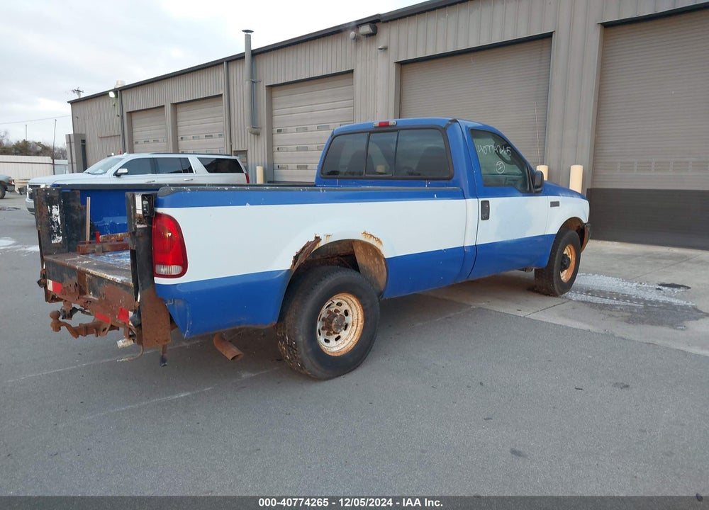 2004 FORD SUPER DUTY F-250 XL/XLT VIN: 1FTNF20L44EA70913